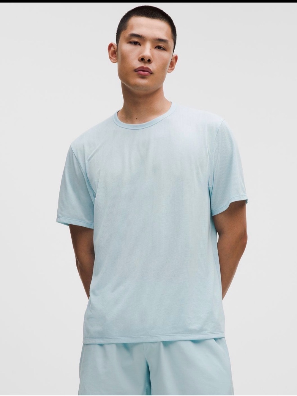 Lululemon Men’s “Mile Maker” Mesh Short Sleeve T-Shirt  (M)